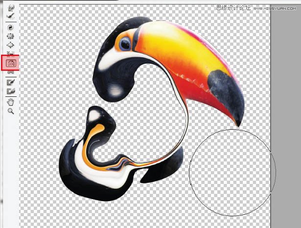 Photoshop使用液化滤镜制作艺术插画效果