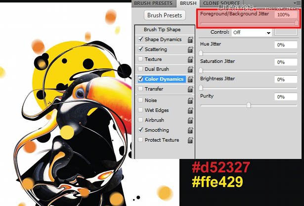 Photoshop使用液化滤镜制作艺术插画效果
