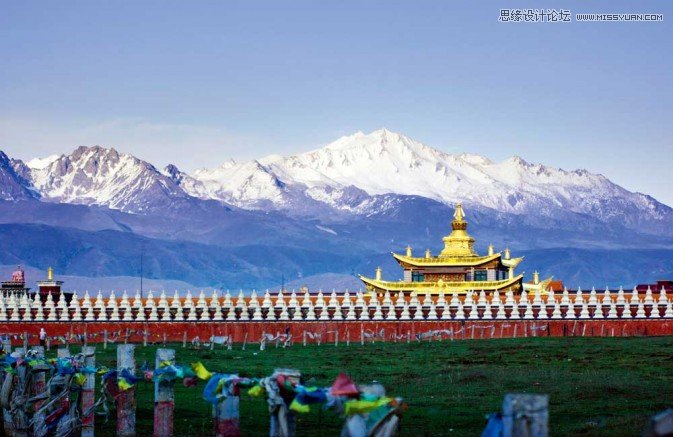 Photoshop让灰暗风景照片光鲜亮丽起来