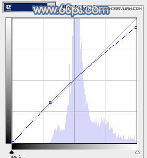 Photoshop调出国外美女图片朦胧淡蓝色调