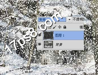 Photoshop制作雪花飘飘GIF动画教程