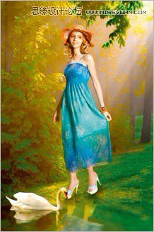 Photoshop制作爱丽丝梦游仙境梦幻海报效果