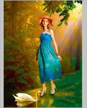 Photoshop制作爱丽丝梦游仙境梦幻海报效果