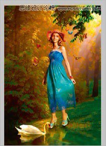 Photoshop制作爱丽丝梦游仙境梦幻海报效果