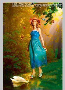 Photoshop制作爱丽丝梦游仙境梦幻海报效果