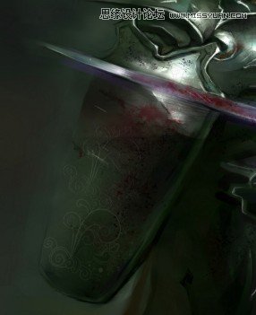 Photoshop结合手绘板绘制游戏人物堕落骑士