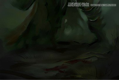 Photoshop结合手绘板绘制游戏人物堕落骑士