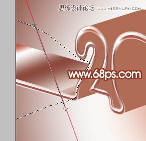 Photoshop制作光滑的彩带立体字教程