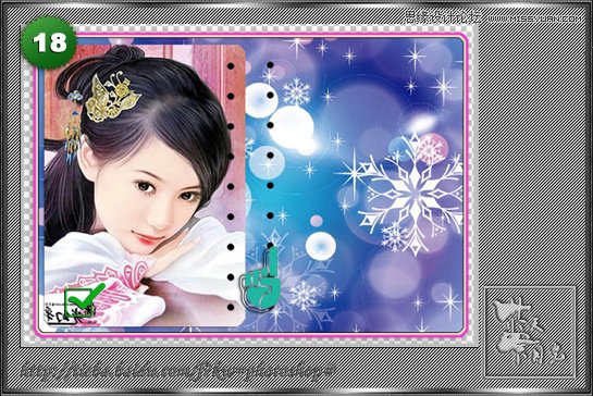 Photoshop制作相册自动翻页GIF动画教程