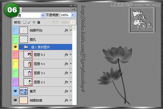 Photoshop制作相册自动翻页GIF动画教程