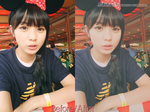 Photoshop简单方法调出其中暖色调照片效果