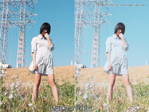 Photoshop简单方法调出其中暖色调照片效果