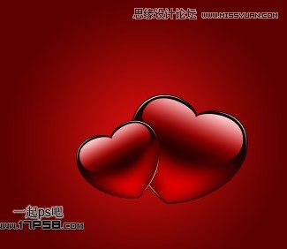 Photoshop制作2012情人节心形壁纸教程