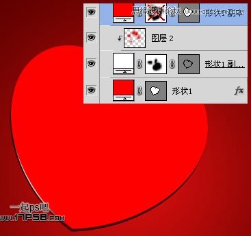 Photoshop制作2012情人节心形壁纸教程