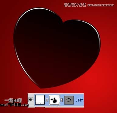 Photoshop制作2012情人节心形壁纸教程