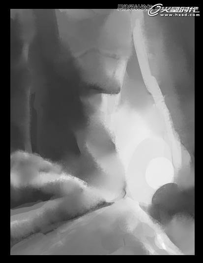 Photoshop绘制一幅梦幻冰雪童话世界旅游场景