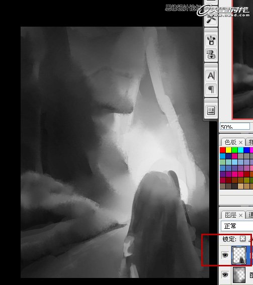 Photoshop绘制一幅梦幻冰雪童话世界旅游场景