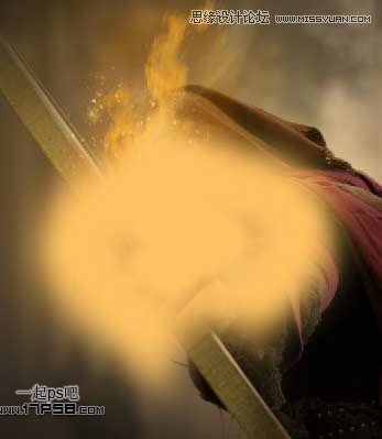 Photoshop合成玄幻的火箭神射手