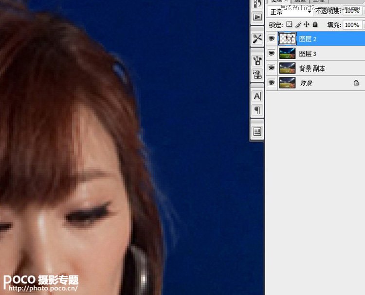 Photoshop合成足球场上超酷的足球宝贝