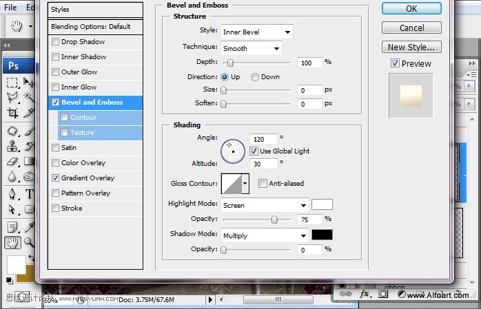 Photoshop设计超美的圣诞节挂历教程