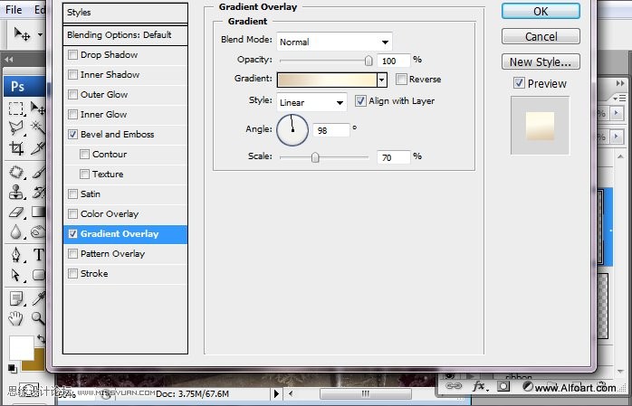 Photoshop设计超美的圣诞节挂历教程