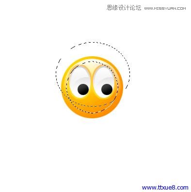 Photoshop简单绘制质感的微笑QQ表情