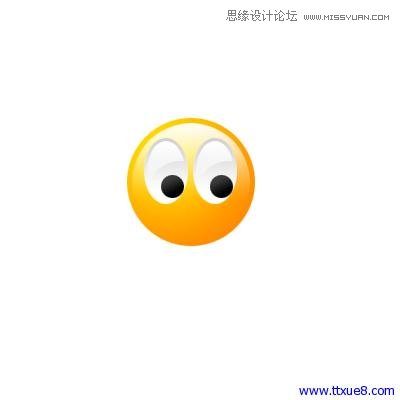 Photoshop简单绘制质感的微笑QQ表情