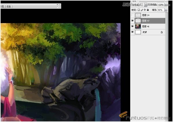 Photoshop鼠绘聊斋故事中的狐狸精