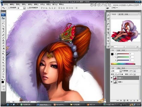 Photoshop鼠绘聊斋故事中的狐狸精