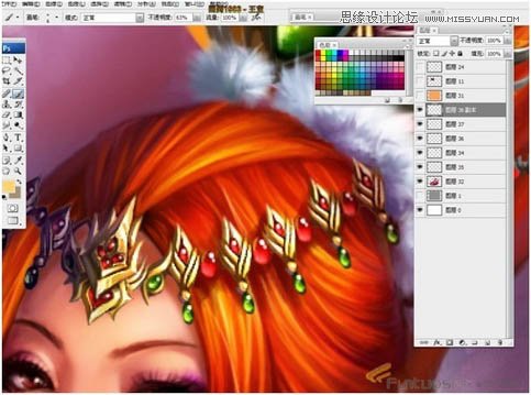 Photoshop鼠绘聊斋故事中的狐狸精