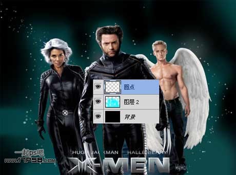 Photoshop制作X战警电影海报