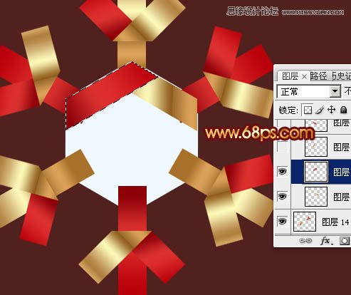 Photoshop绘制个性十足的雪花效果