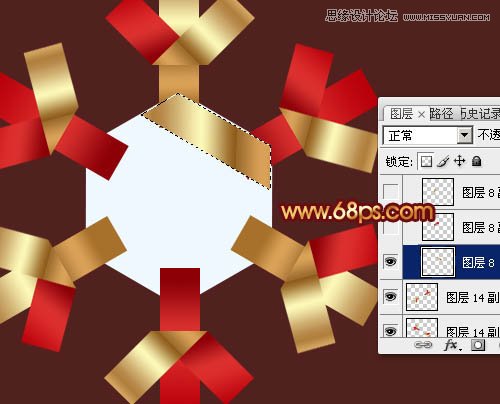 Photoshop绘制个性十足的雪花效果