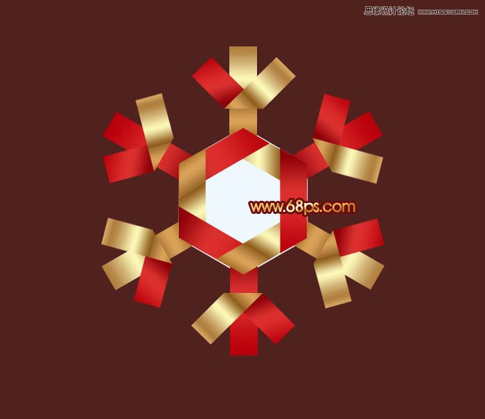 Photoshop绘制个性十足的雪花效果