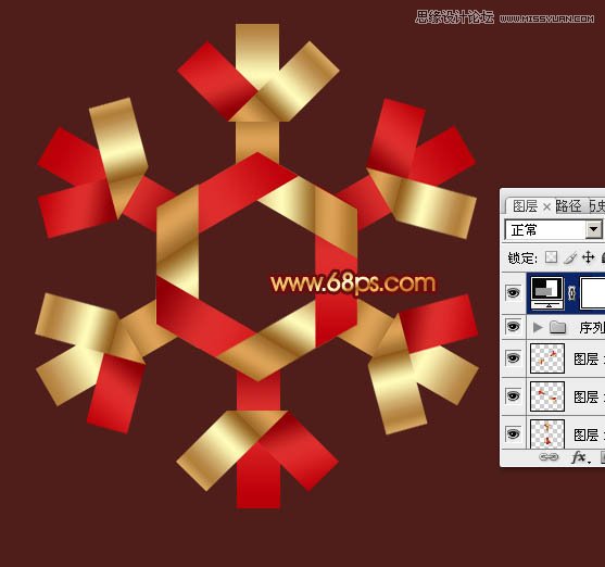 Photoshop绘制个性十足的雪花效果