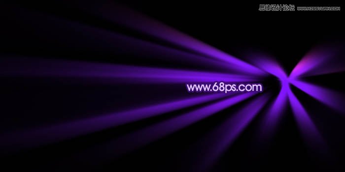Photoshop制作绚丽的光束闪动GIF动画