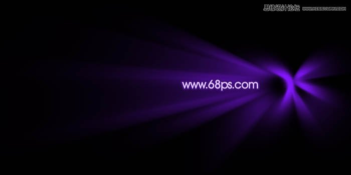 Photoshop制作绚丽的光束闪动GIF动画