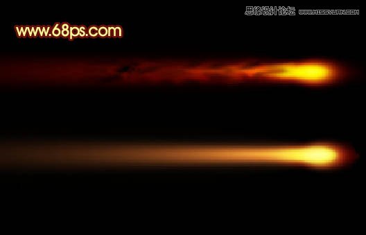 Photoshop制作漂亮的放射烟花效果