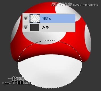 Photoshop制作超级玛丽蘑菇图标