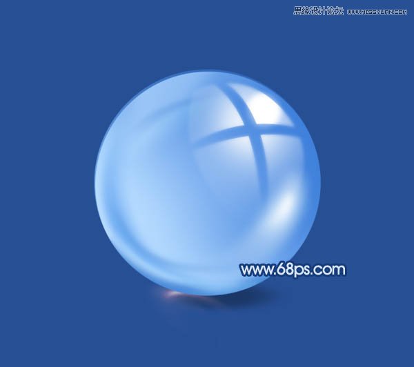Photoshop绘制质感的水晶球
