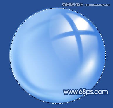 Photoshop绘制质感的水晶球