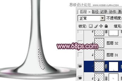 Photoshop制作盛有红酒的玻璃酒杯