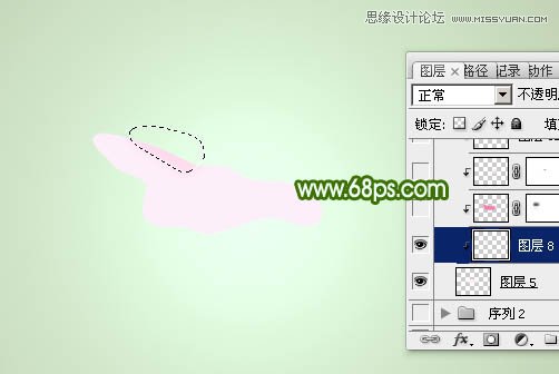 Photoshop绘制鲜嫩的玫瑰花教程