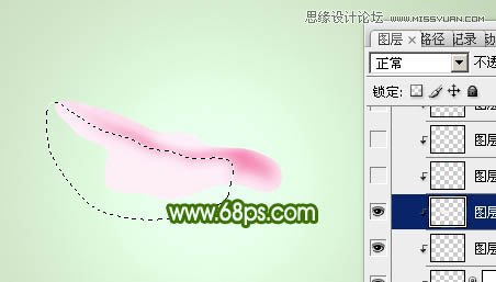 Photoshop绘制鲜嫩的玫瑰花教程