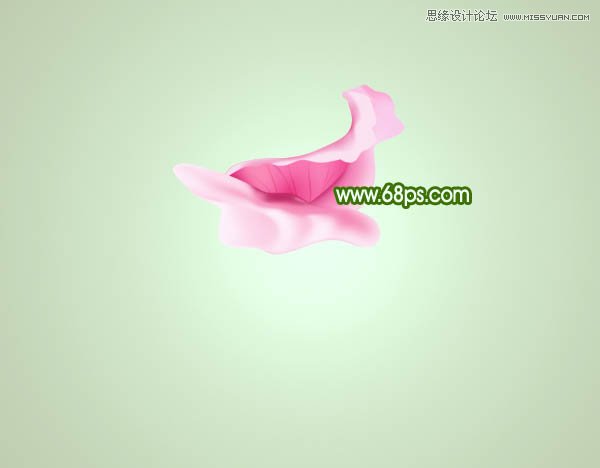 Photoshop绘制鲜嫩的玫瑰花教程