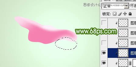 Photoshop绘制鲜嫩的玫瑰花教程