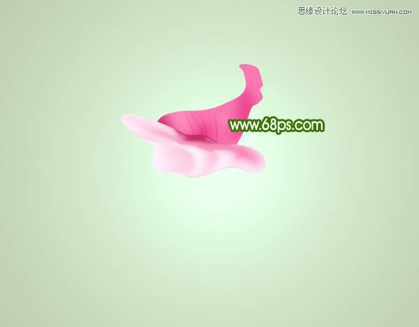 Photoshop绘制鲜嫩的玫瑰花教程