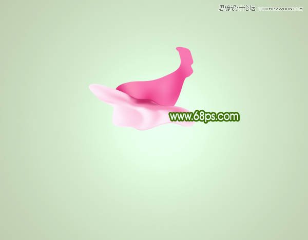 Photoshop绘制鲜嫩的玫瑰花教程