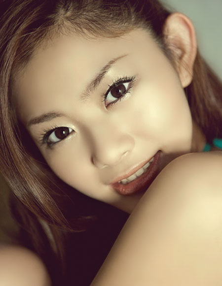 Photoshop给室内人像调出中性质感的黄肤色