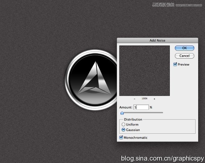Phhotoshop用图层样式制作漂亮的金属按钮